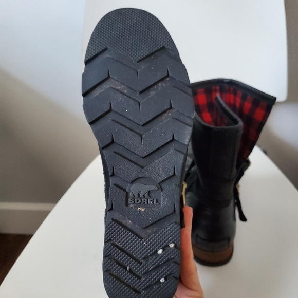Sorel Women's Major Moto Plaid Boots - Picture 7 of 8